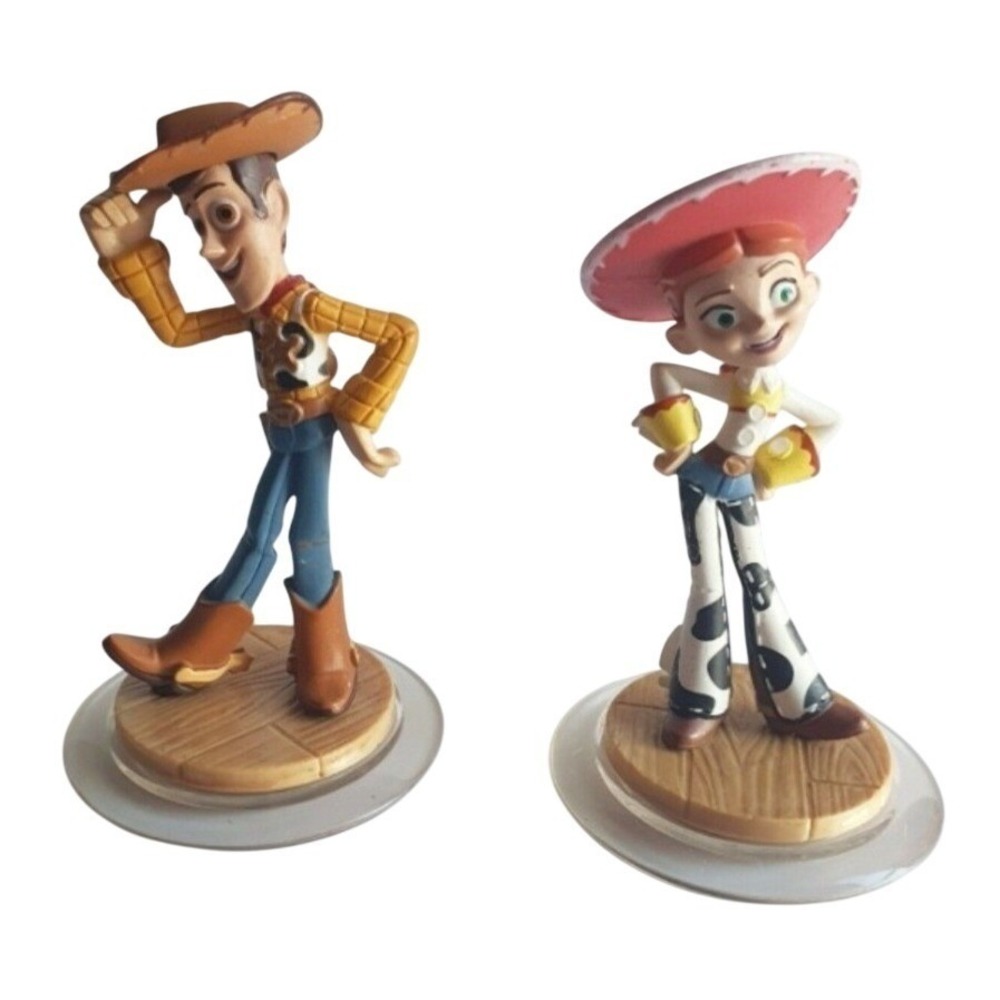 Disney Infinity Toy Story Woody Jessie Figures Pixar Cowboy Cowgirl Video Game